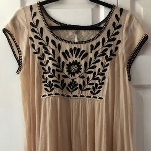 Free People embroidered dress